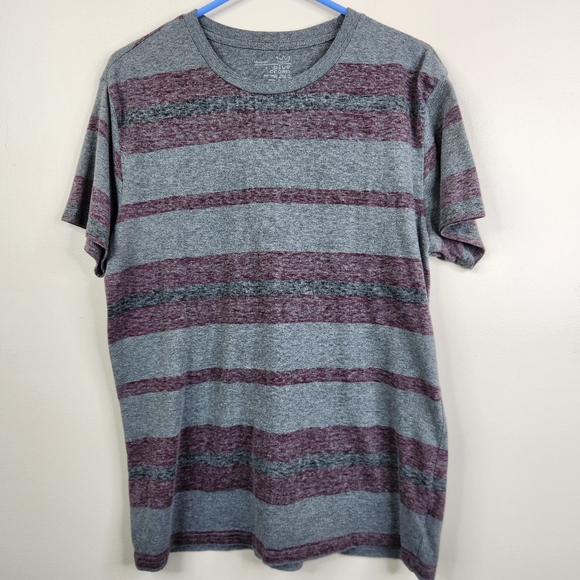 Blue Crown Short Sleeve Colorblock Crewneck Tee Medium - Picture 1 of 5